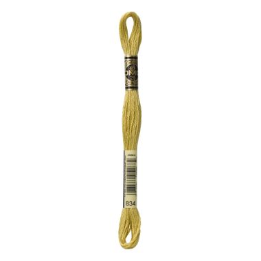 DMC 834 Six-Strand Floss – Very Light Golden Olive