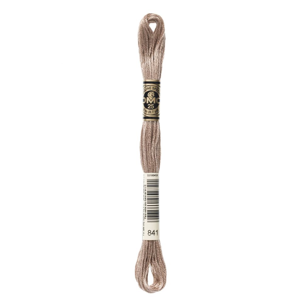 DMC 841 Six-Strand Floss – Light Beige Brown DMC 841 Six-Strand Floss – Light Beige Brown