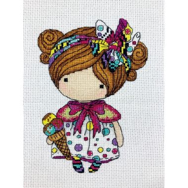 Cross Stitch Kit “Girl Summer” Iris Design 05221A