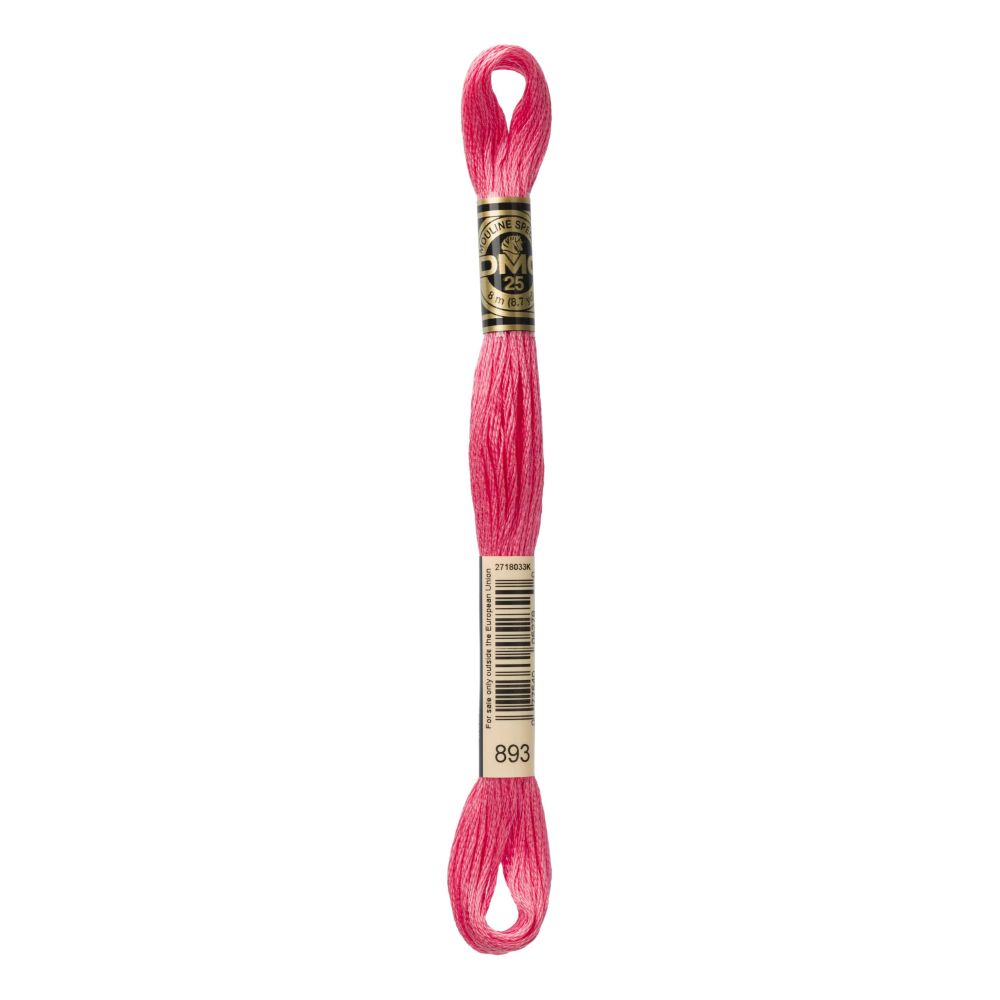 DMC 893 Six-Strand Floss – Light Carnation