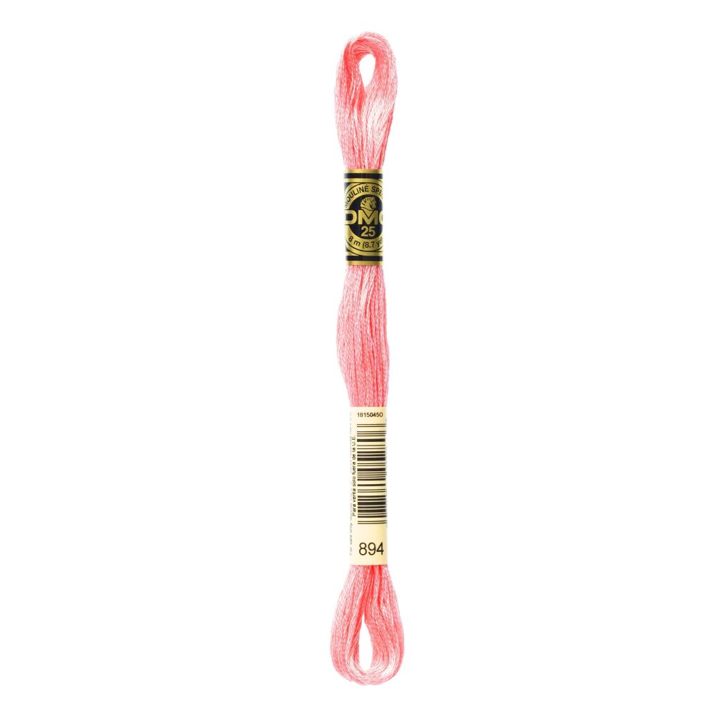 DMC 894 Six-Strand Floss – Very Light Carnation DMC 894 Six-Strand Floss – Very Light Carnation