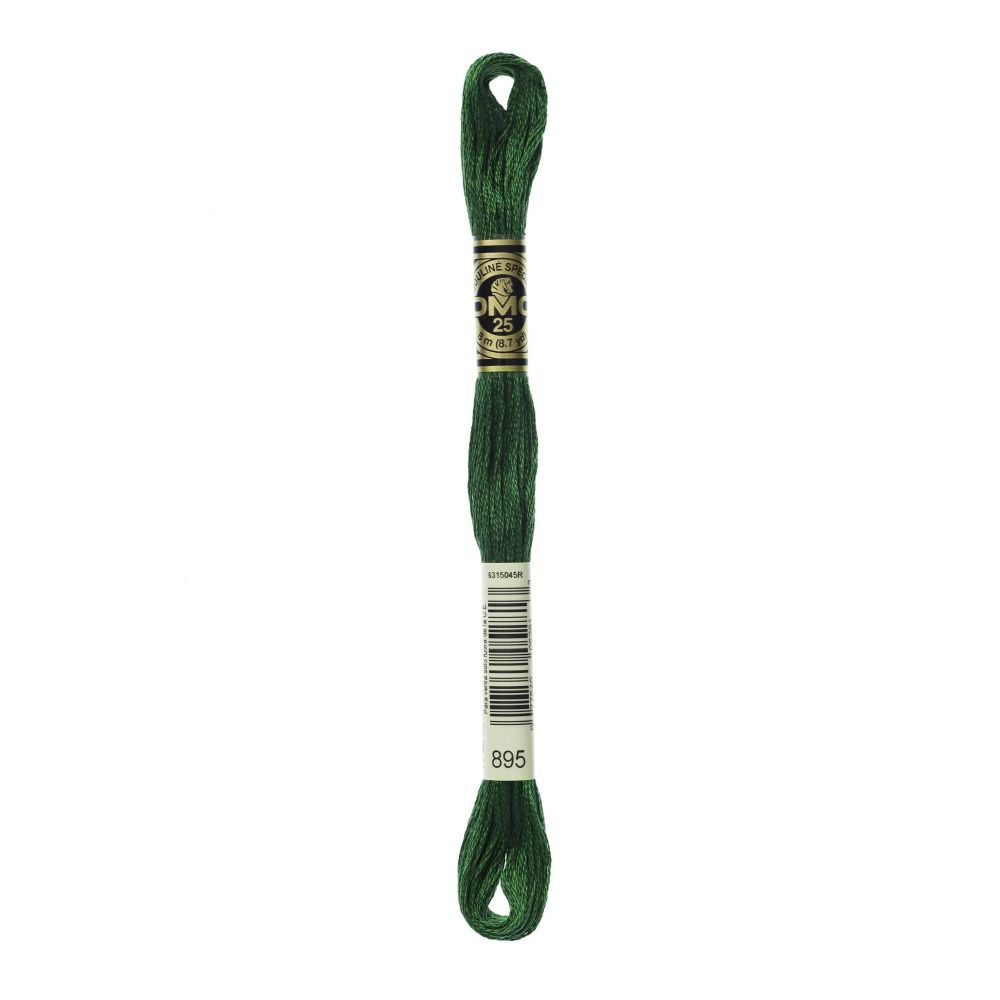 DMC 895 Six-Strand Floss – Very Dark Hunter Green DMC 895 Six-Strand Floss – Very Dark Hunter Green