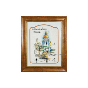 Cross-Stitch Kit “Mikhailovskaya square (St. Michael's Golden-Domed Cathedral)” Ledi 01308