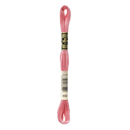 DMC 899 Six-Strand Floss – Medium Rose