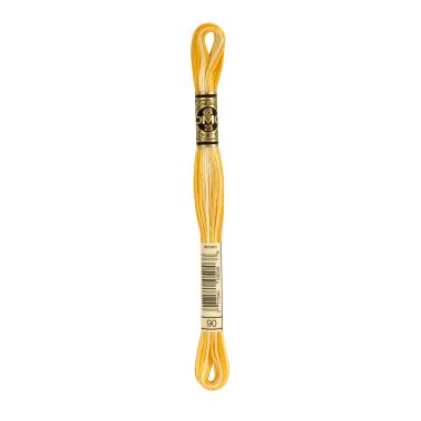 DMC 090 Six-Strand Floss – Variegated Yellow