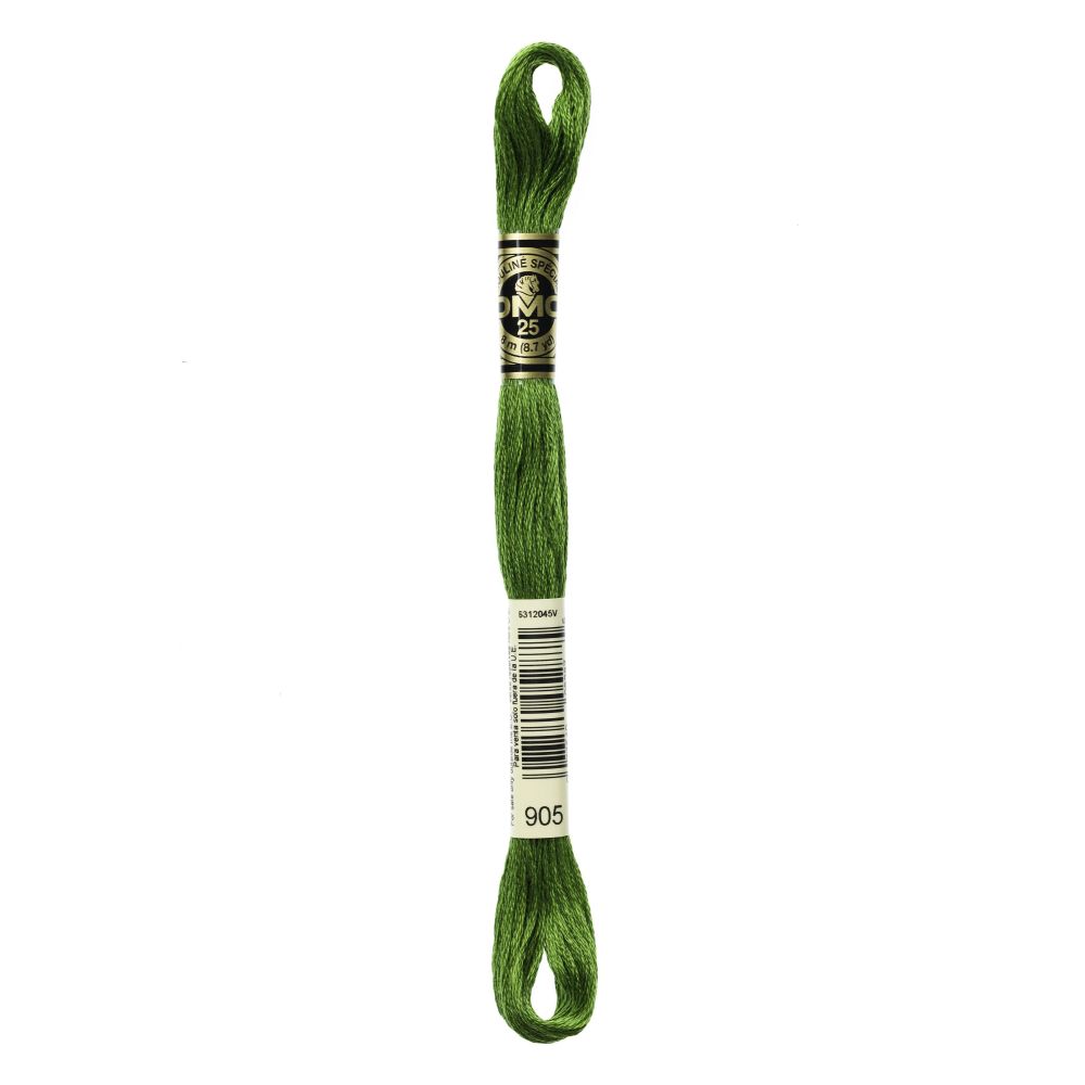 DMC 905 Six-Strand Floss – Dark Parrot Green DMC 905 Six-Strand Floss – Dark Parrot Green