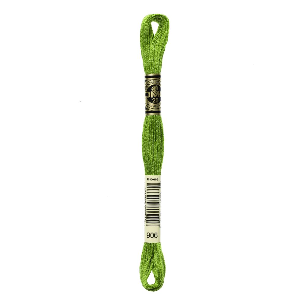 DMC 906 Six-Strand Floss – Medium Parrot Green DMC 906 Six-Strand Floss – Medium Parrot Green