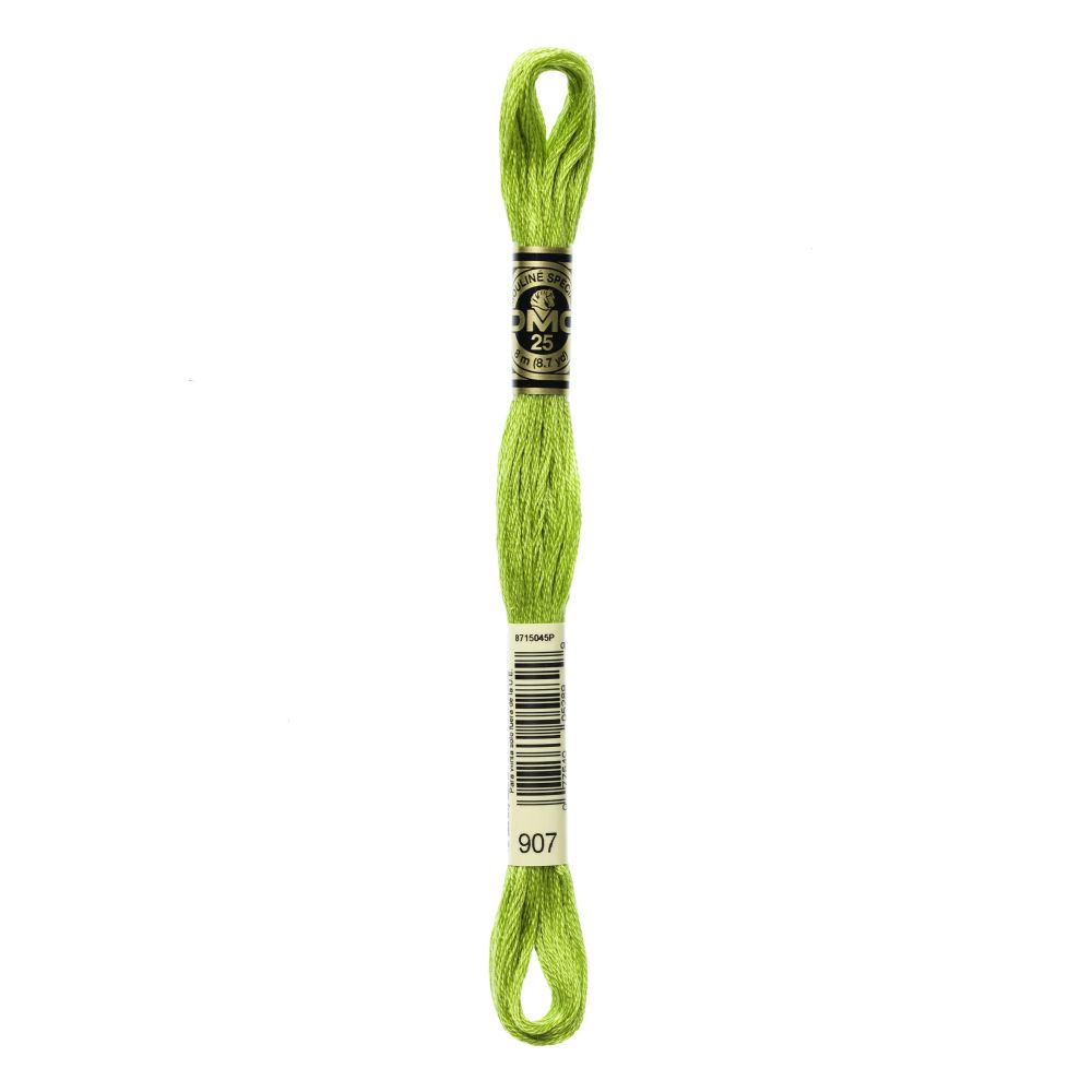 DMC 907 Six-Strand Floss – Light Parrot Green DMC 907 Six-Strand Floss – Light Parrot Green