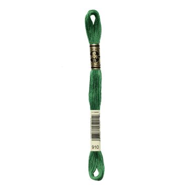 DMC 910 Six-Strand Floss – Dark Emerald Green