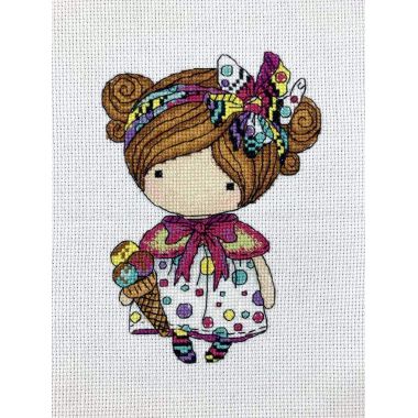 Cross Stitch Kit “Girl Summer” Iris Design 05221A