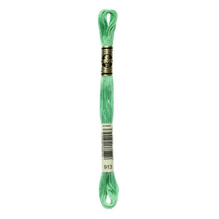 DMC 913 Six-Strand Floss – Medium Nile Green