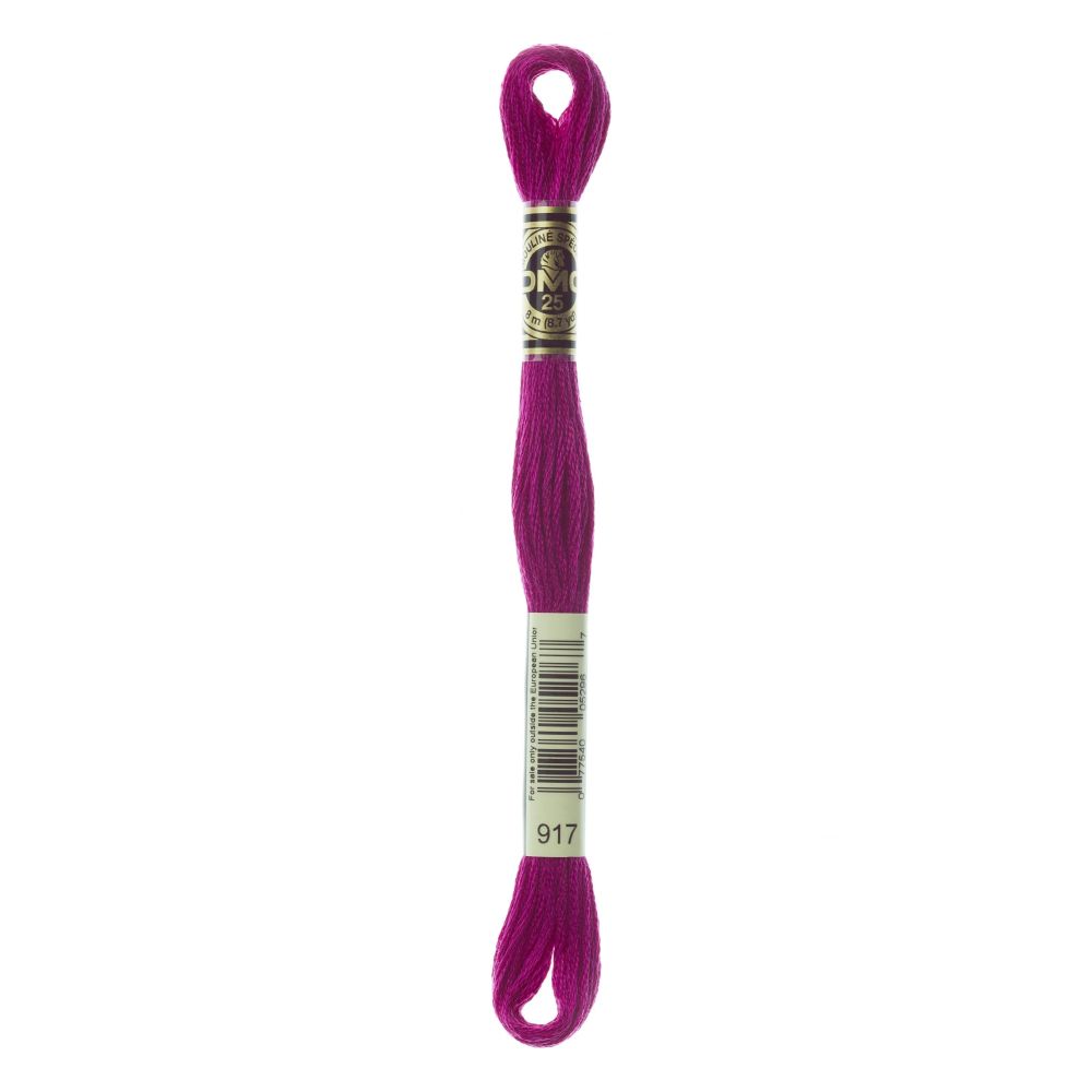 DMC 917 Six-Strand Floss – Medium Plum