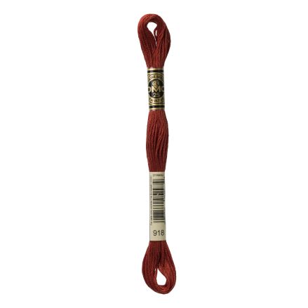 DMC 918 Six-Strand Floss – Dark Red Copper