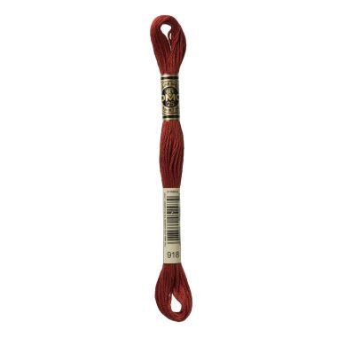 DMC 918 Six-Strand Floss – Dark Red Copper