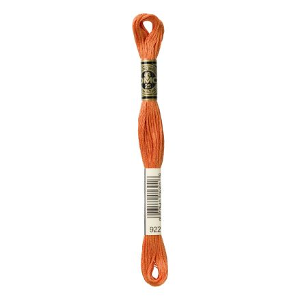 DMC 922 Six-Strand Floss – Light Copper