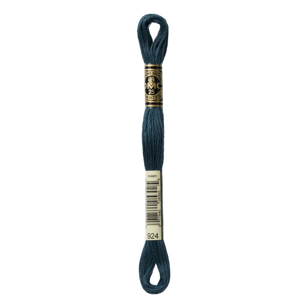 DMC 924 Six-Strand Floss – Very Dark Grey Green
