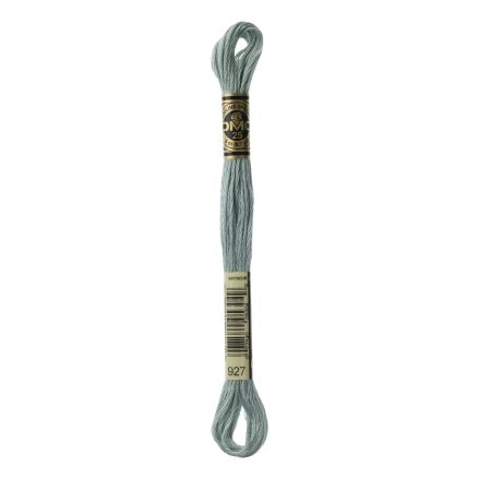 DMC 927 Six-Strand Floss – Light Grey Green