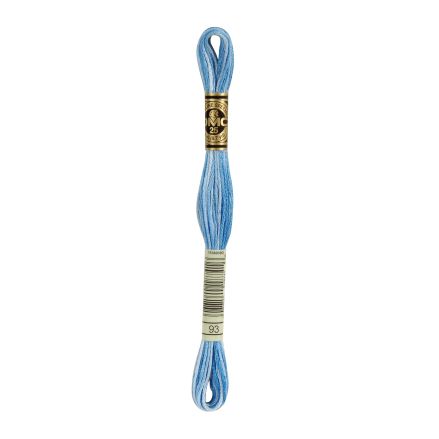 DMC 093 Six-Strand Floss – Variegated Cornflower Blue