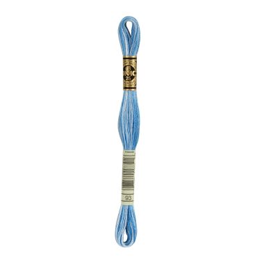 DMC 093 Six-Strand Floss – Variegated Cornflower Blue