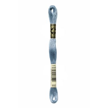 DMC 932 Six-Strand Floss – Light Antique Blue