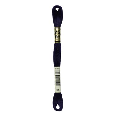 DMC 939 Six-Strand Floss – Very Dark Navy Blue