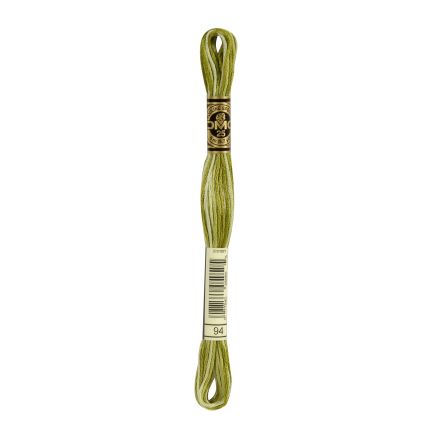 DMC 094 Six-Strand Floss – Variegated Khaki Green