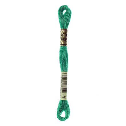 DMC 943 Six-Strand Floss – Medium Aquamarine