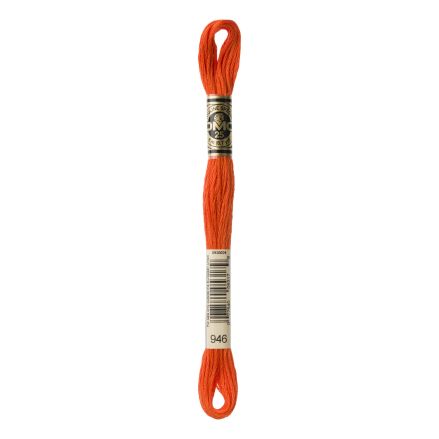 DMC 946 Six-Strand Floss – Medium Burnt Orange