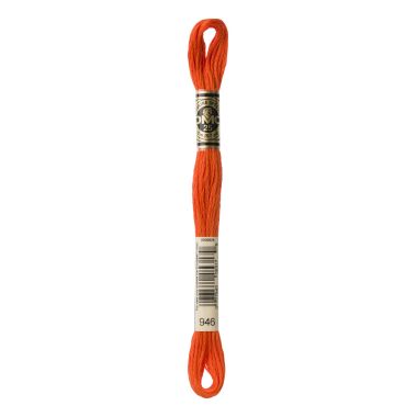 DMC 946 Six-Strand Floss – Medium Burnt Orange