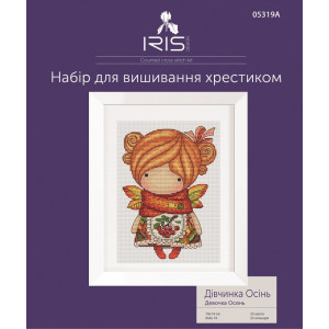 Cross-Stitch Kit “Girl Autumn” Iris Design 05319A