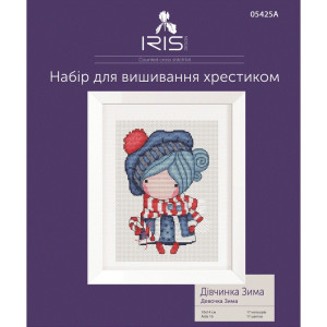 Cross-Stitch Kit “Girl Winter” Iris Design 05425A