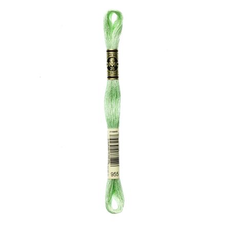 DMC 955 Six-Strand Floss – Light Nile Green
