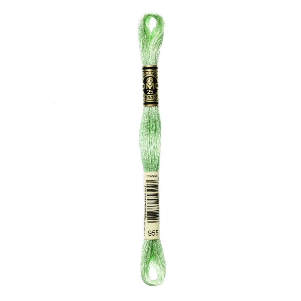 DMC 955 Six-Strand Floss – Light Nile Green DMC 955 Six-Strand Floss – Light Nile Green