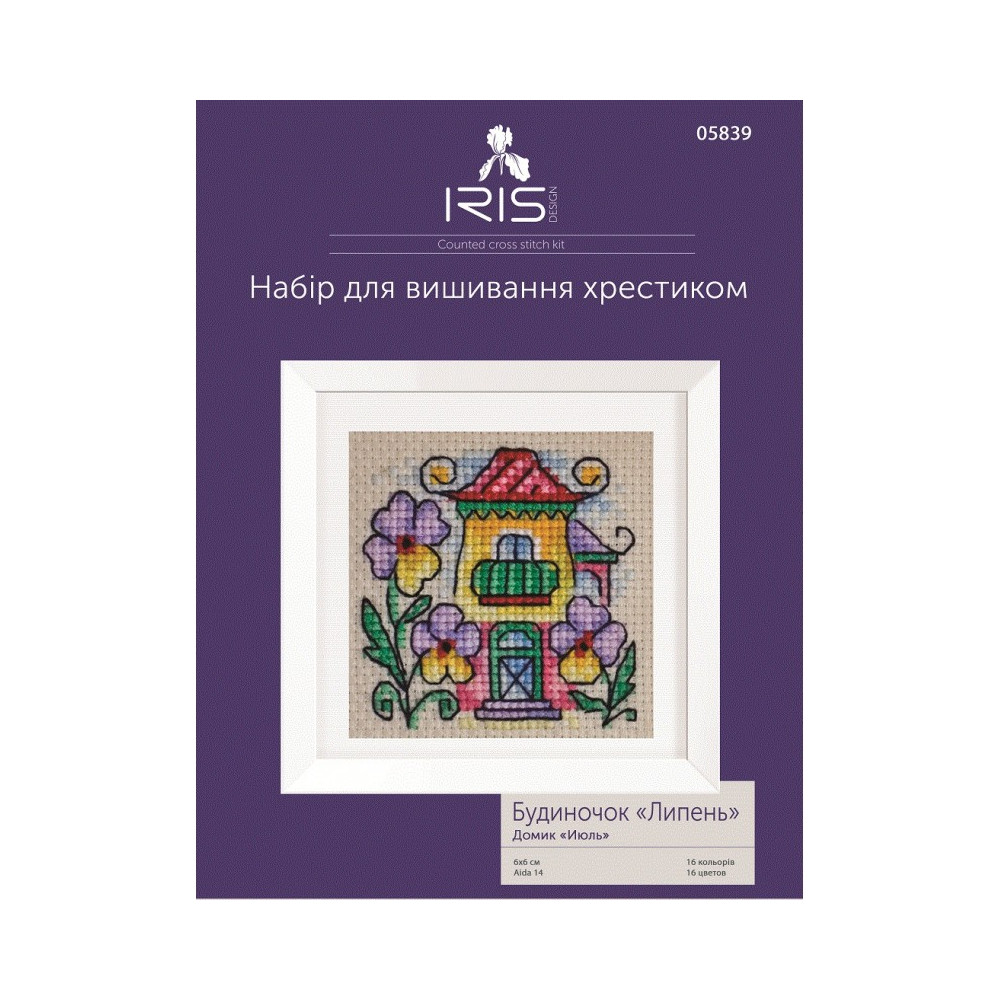 Cross-Stitch Kit “July House” Iris Design 05839