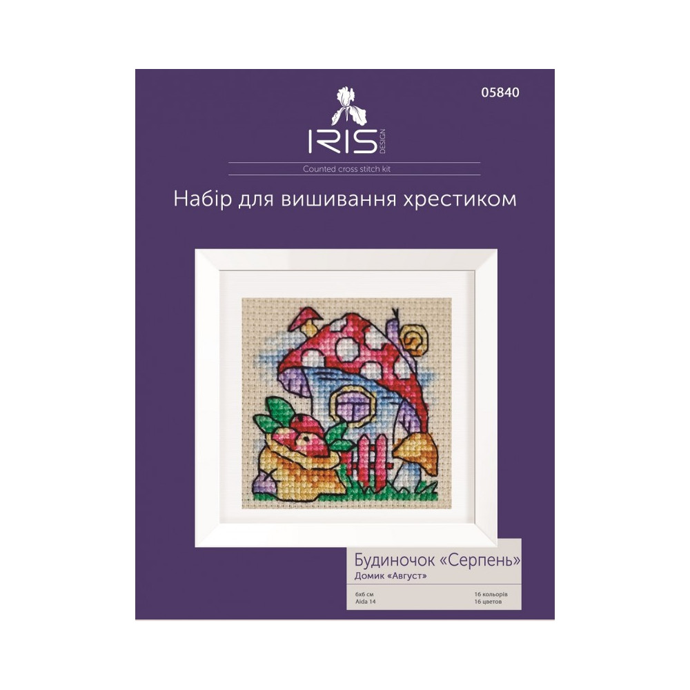 Cross-Stitch Kit “August House” Iris Design 05840