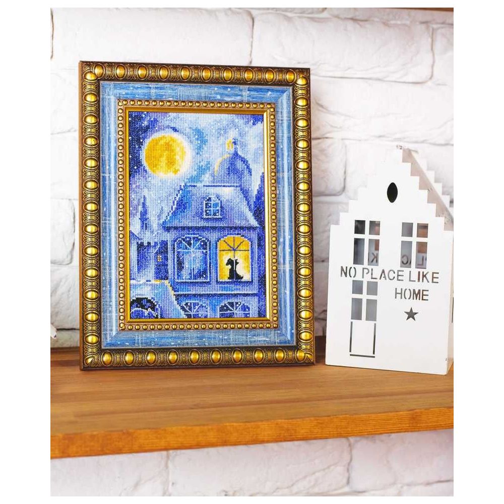 Counted Cross Stitch Kit, Night city, Iris Design, 05518