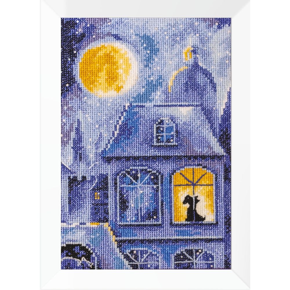 Counted Cross Stitch Kit, Night city, Iris Design, 05518