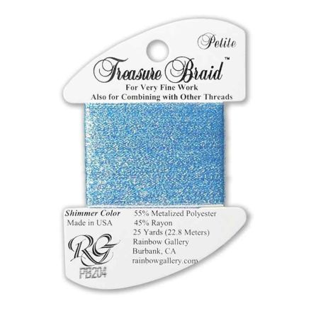 Thread PB204- Blue Shimmer Colors Rainbow Gallery