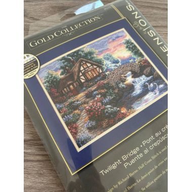 Counted Cross Stitch Kit Twilight Bridge, Dimensions 35172