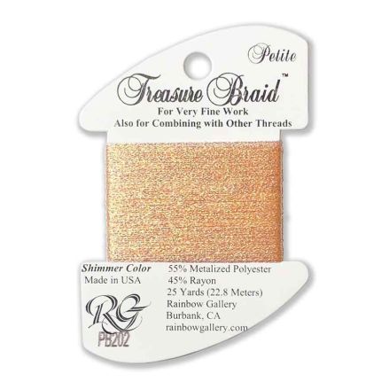 Thread PB202- Peach Shimmer Colors Rainbow Gallery