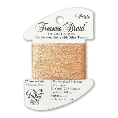 Thread PB202- Peach Shimmer Colors Rainbow Gallery