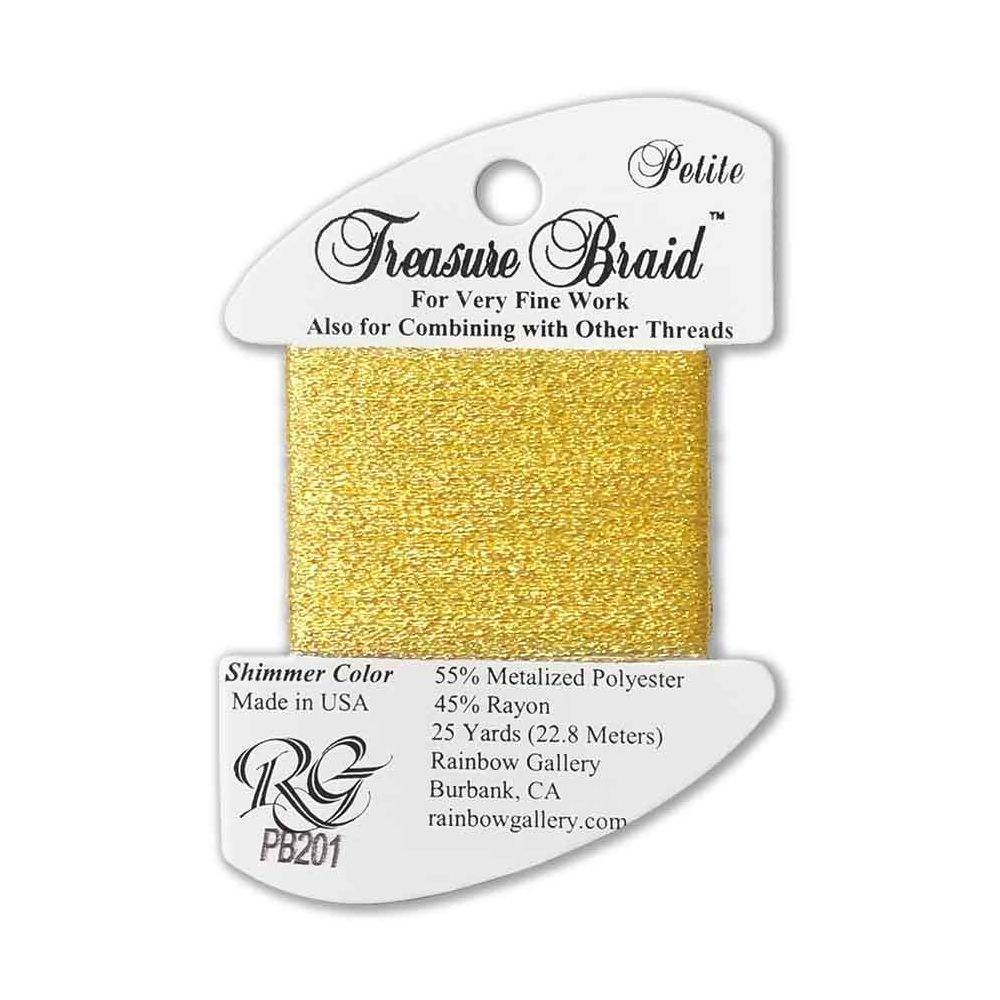 Thread PB201- Yellow Shimmer Colors Rainbow Gallery