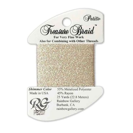 Thread PB207- Ecru Shimmer Colors Rainbow Gallery