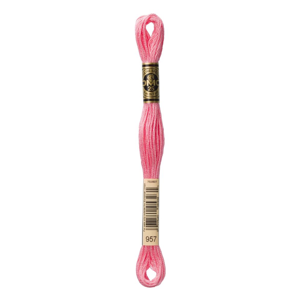 DMC 957 Six-Strand Floss – Pale Geranium DMC 957 Six-Strand Floss – Pale Geranium
