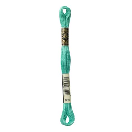 DMC 959 Six-Strand Floss – Medium Seagreen