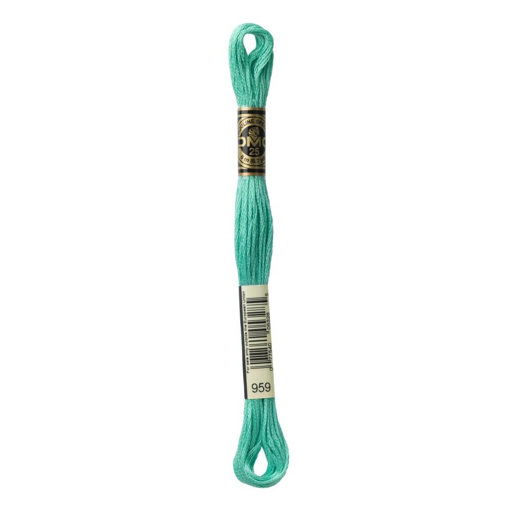 DMC 959 Six-Strand Floss – Medium Seagreen DMC 959 Six-Strand Floss – Medium Seagreen