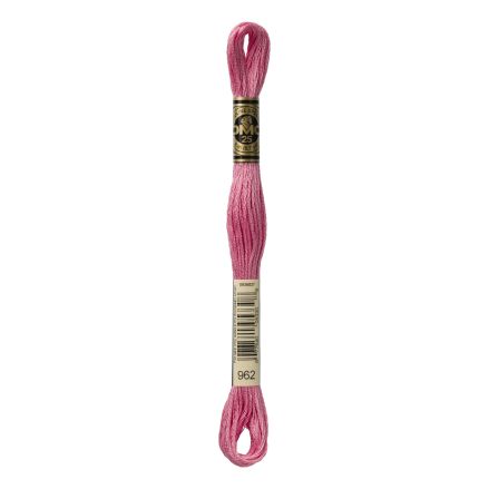DMC 962 Six-Strand Floss – Medium Dusty Rose
