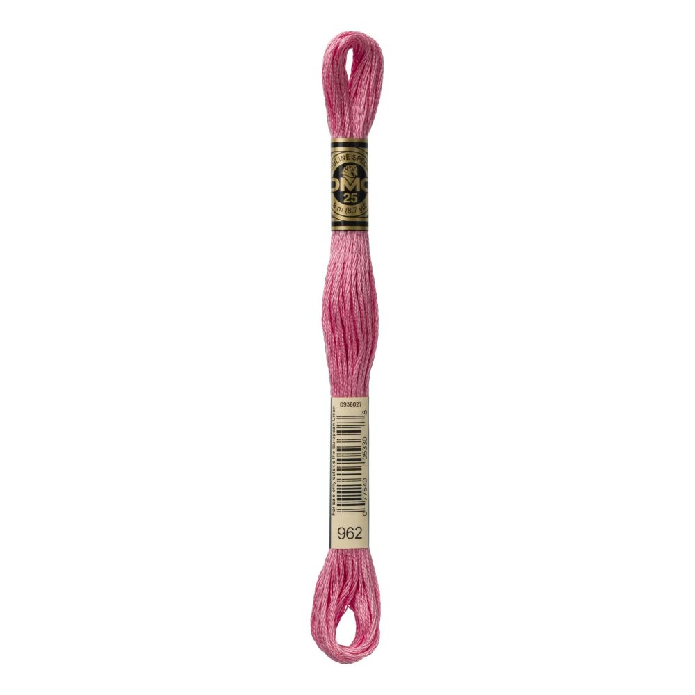 DMC 962 Six-Strand Floss – Medium Dusty Rose DMC 962 Six-Strand Floss – Medium Dusty Rose