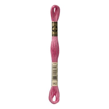 DMC 962 Six-Strand Floss – Medium Dusty Rose