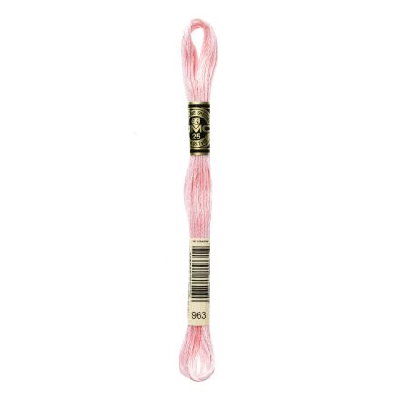 DMC 963 Six-Strand Floss – Ultra Very Light Dusty Rose